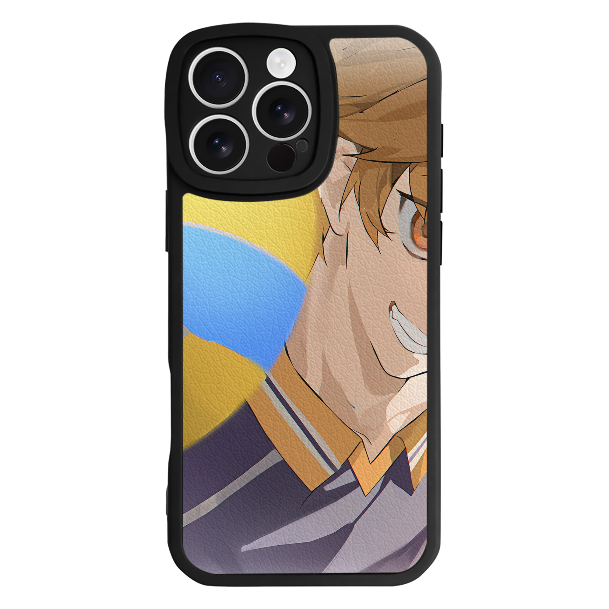 （画像用） ハイキュー!! Haikyu!! 【iPhone 16シリーズ対応】シリコンスマホケース（レザー調） 材質：シリコン